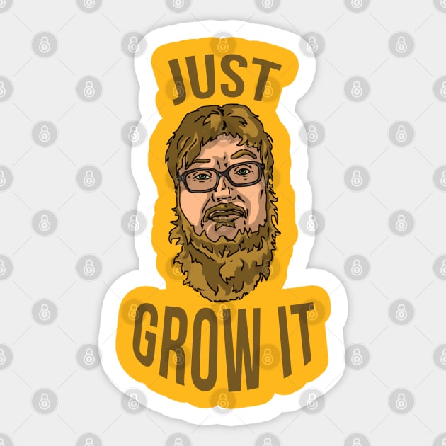 Just Grow It Sticker by PopCycle